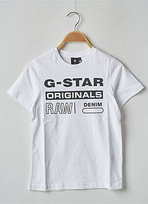 T-shirt blanc G STAR pour garçon
