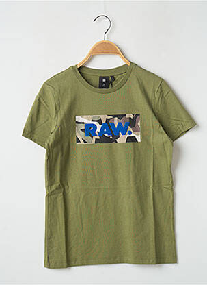 T-shirt kaki G STAR garçon