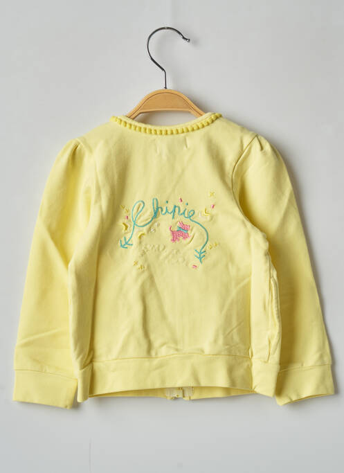 Gilet manches longues jaune CHIPIE fille