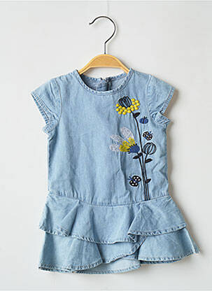 Robe courte bleu CATIMINI fille