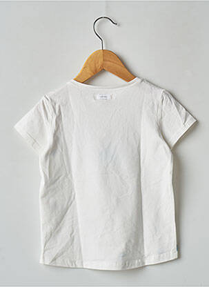 T-shirt ecru CATIMINI fille