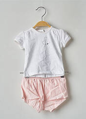 Ensemble haut/bas rose ABSORBA pour enfant seconde vue