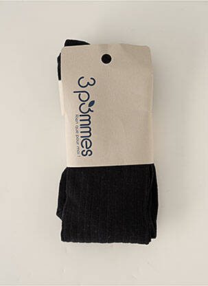 Collants noir 3 POMMES fille