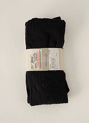 Collants noir 3 POMMES fille