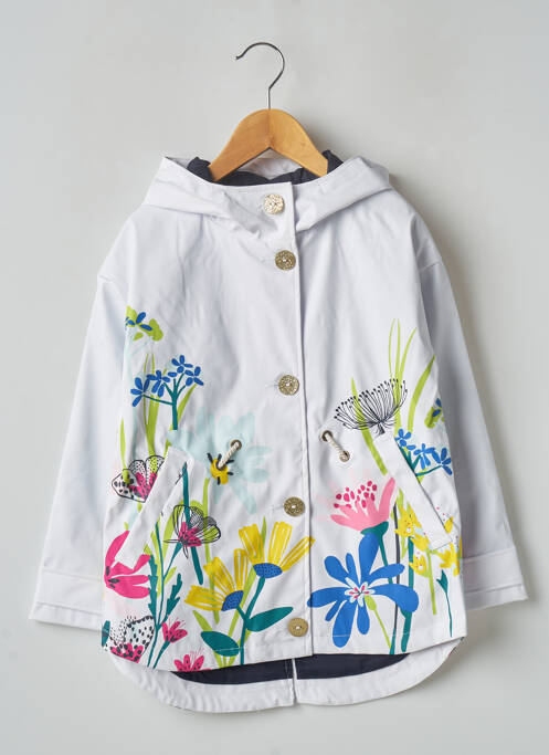 Imperméable blanc CATIMINI pour fille