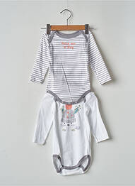 Body lingerie gris U TOUT PETITS garcon