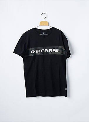 T-shirt noir G STAR pour garçon