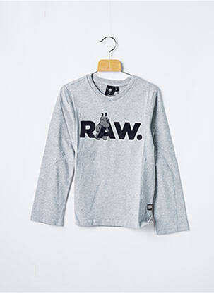 T-shirt gris G STAR garçon