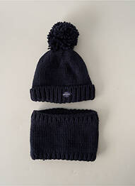Bonnet bleu marine 3 POMMES garcon