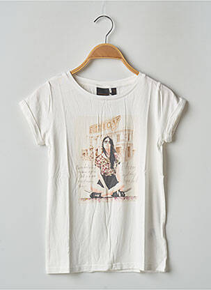 T-shirt ecru BECKARO fille