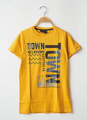 T-shirt jaune BECKARO pour garçon seconde vue