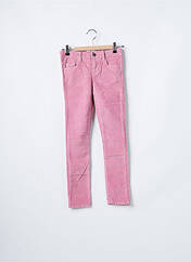 Pantalon droit rose OKAÏDI pour fille seconde vue
