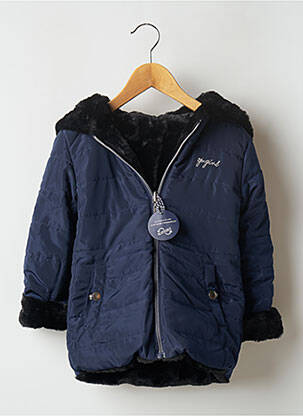 Parka noir 3 POMMES fille