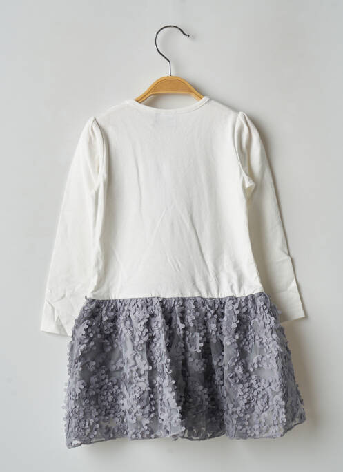 Robe mi-longue gris 3 POMMES pour fille