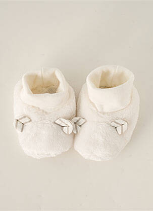 Chaussons/pantoufles ecru ABSORBA enfant