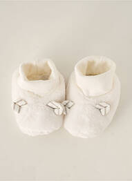 Chaussons/pantoufles ecru ABSORBA enfant