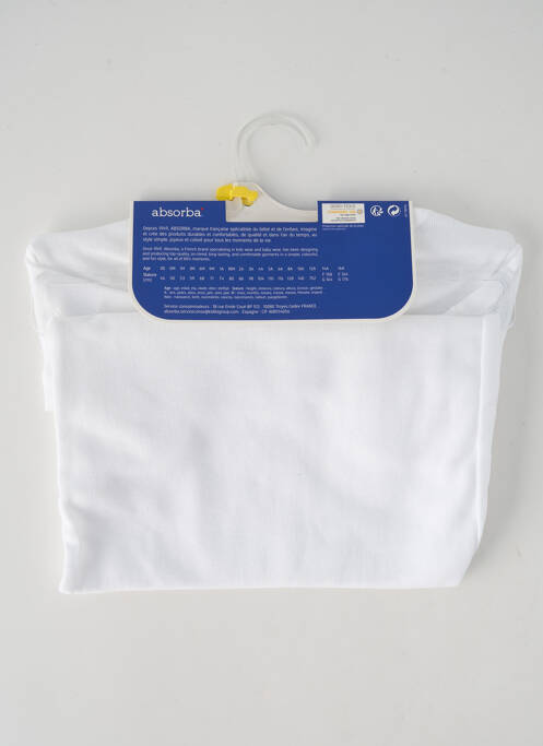 T-shirt blanc ABSORBA pour fille