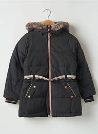 Manteau long noir CHIPIE fille