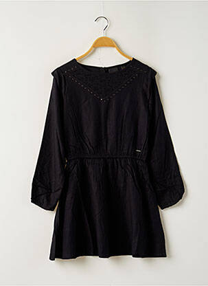 Robe mi-longue noir BECKARO fille