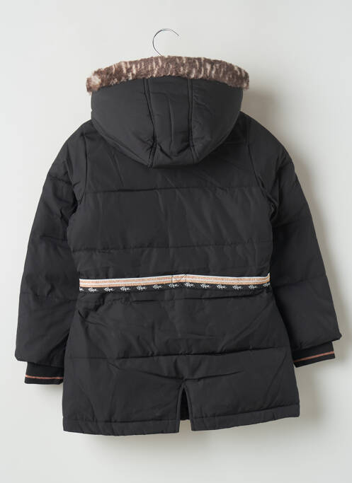 Manteau long noir CHIPIE pour fille