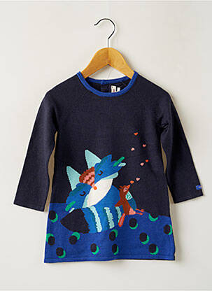 Robe pull bleu CATIMINI fille