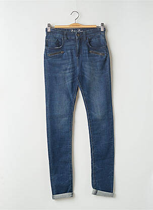 Jeans coupe slim bleu marine BECKARO fille