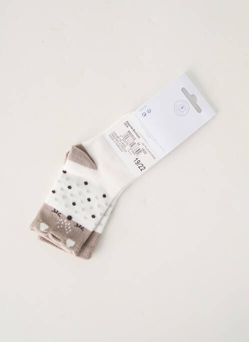 Chaussettes taupe ABSORBA pour enfant