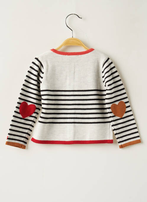 Gilet ecru CATIMINI pour fille