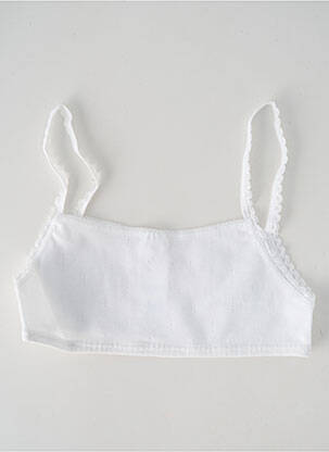 Soutien-gorge blanc ABSORBA fille