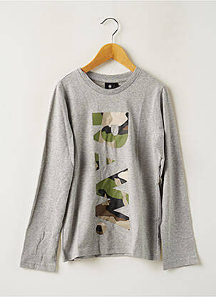 T-shirt gris G STAR garçon