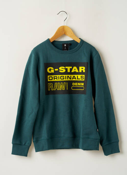 Sweat-shirt vert G STAR pour garçon