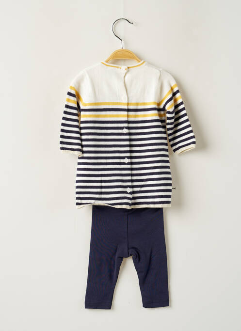 Ensemble haut/bas bleu marine ABSORBA pour fille