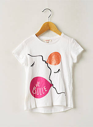 T-shirt blanc CATIMINI pour fille
