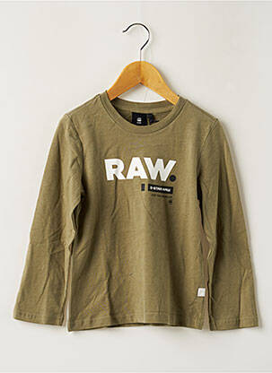 T-shirt kaki G STAR garçon