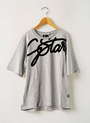 T-shirt gris G STAR fille