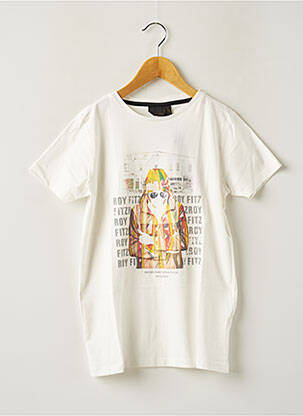 T-shirt ecru BECKARO garçon