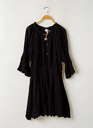 Robe mi-longue noir CHIPIE fille