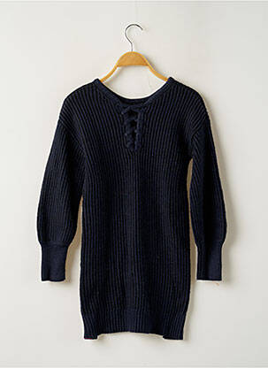 Robe mi-longue bleu marine CHIPIE fille