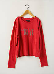 T-shirt rouge BECKARO pour fille seconde vue