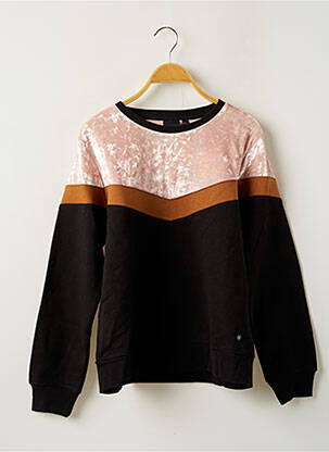 Sweat-shirt noir BECKARO fille