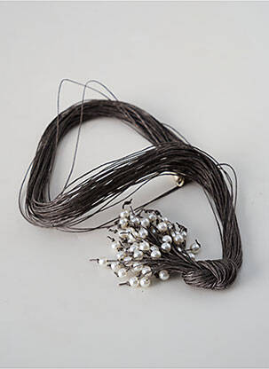 Collier gris N°3 femme