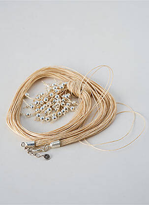 Collier beige N°3 femme