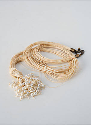 Collier beige N°3 femme