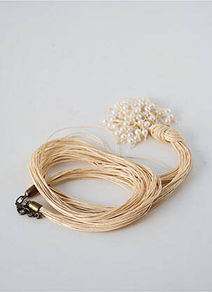 Collier beige N°3 femme
