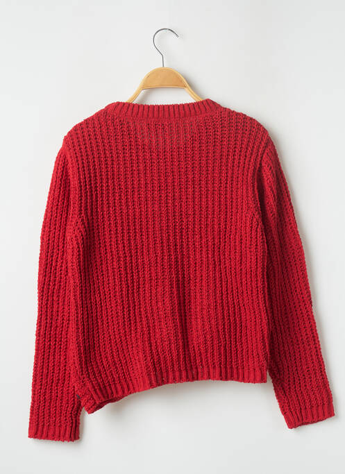 Pull rouge BECKARO pour fille