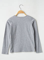 T-shirt gris 3 POMMES pour fille seconde vue