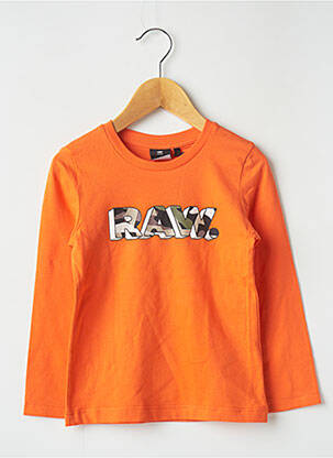 T-shirt orange G STAR garçon
