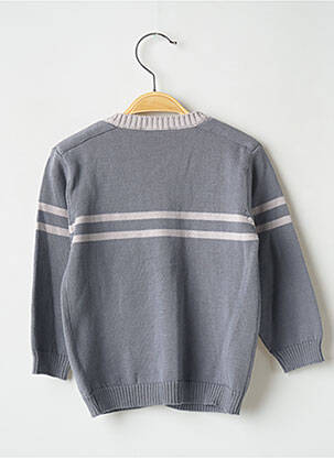 Gilet gris 3 POMMES garçon
