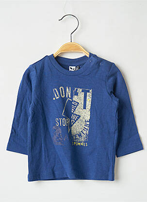 T-shirt bleu 3 POMMES garçon
