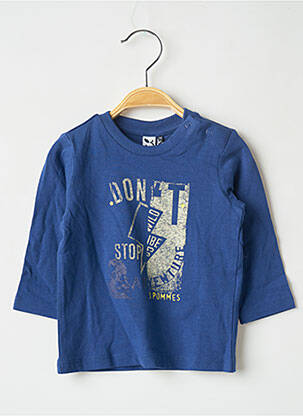 T-shirt bleu 3 POMMES pour garçon